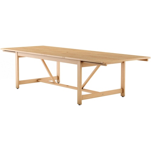 Lifestyle Garden Outdoor Rectangular Dining Table with Leaf