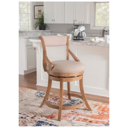 Linon Evans Counter Stool, Natural