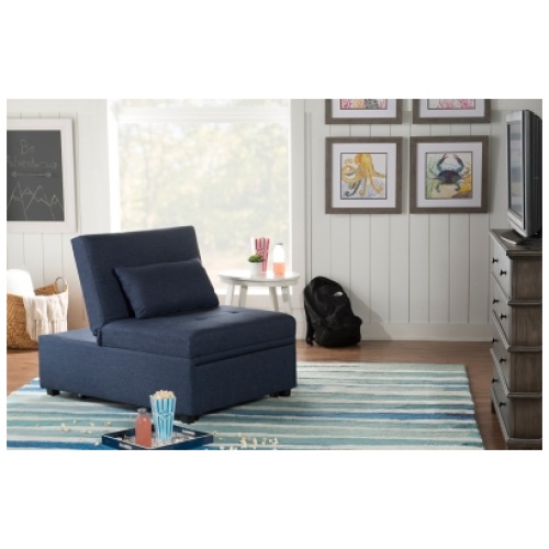 Linon Grayson Sofa Bed, Blue