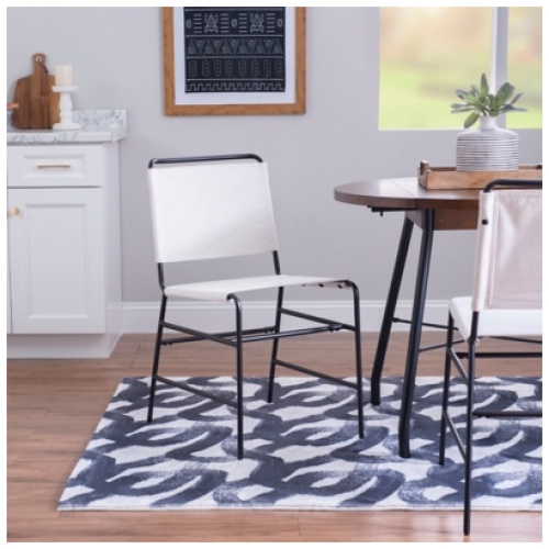 Linon Taylor Dining Chair, Cream