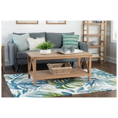 Linon Titan Coffee Table, Driftwood