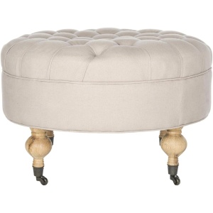 Lisbon Round Ottoman