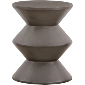 Lizzie Concrete Outdoor End Table