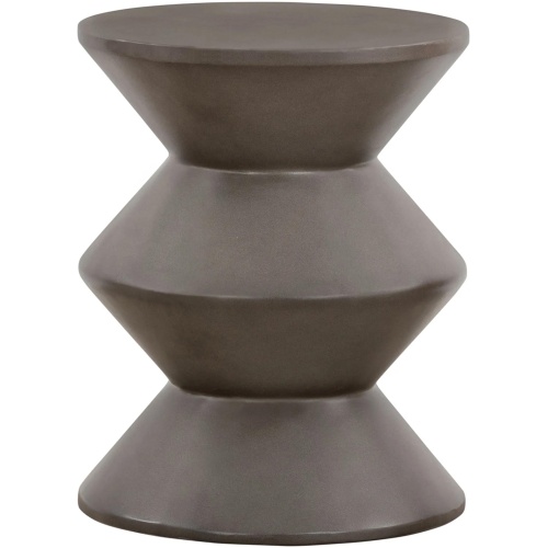 Lizzie Concrete Outdoor End Table