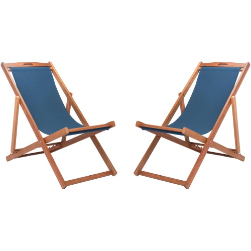 Loren Outdoor Sling Chair: Set of 2