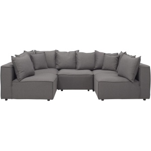 Loris Chenille 5-pc. Pit Sectional