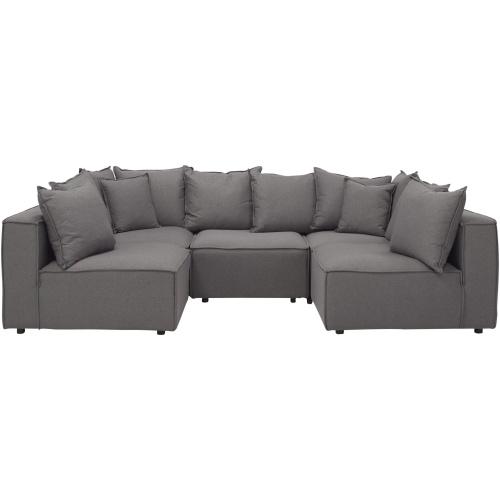Loris Chenille 5-pc. Pit Sectional
