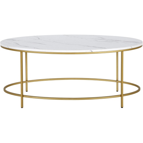 Lucy Faux Marble Coffee Table