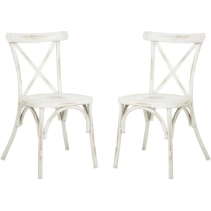 Madalina Outdoor Stackable Chair: Set of 2