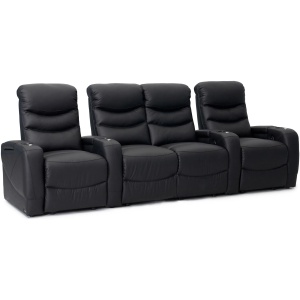 Majestic 4-pc. Leather Power-Reclining Sectional Sofa