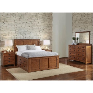 Mission Hill 4-pc. Bedroom Set w/Storage Bed