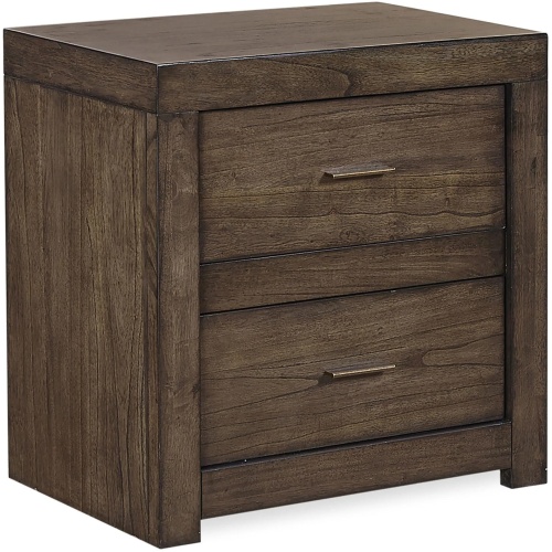 Modern Loft 2 Drawer Nightstand