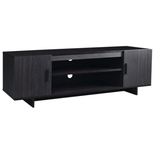 Modern Wood Universal TV Stand for TV up to 65 Inch with 2 Storage Cabinets