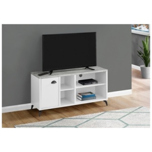 "Monarch Specialties 47" TV Stand", White