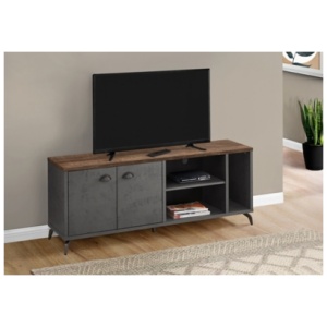 "Monarch Specialties 60" TV Stand", Gray