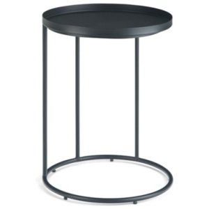 Monet Metal Side Table, Black