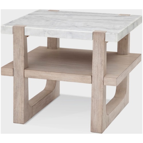 Nantucket Marble Top End Table