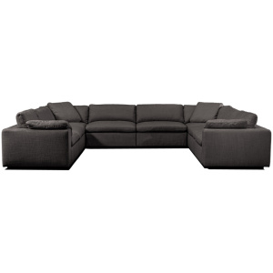 Nest Modular 159" Crane 8-pc Fabric Sofa Sectional, Dior Grey