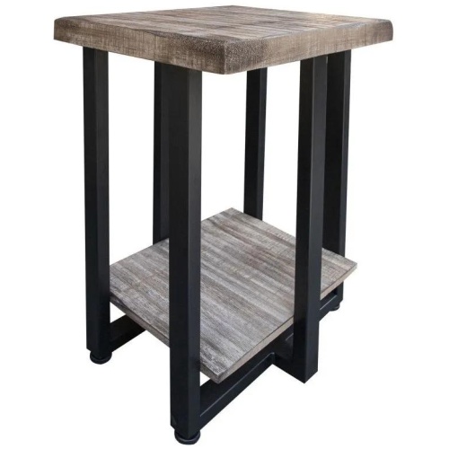 Old Wood Chair Side Table