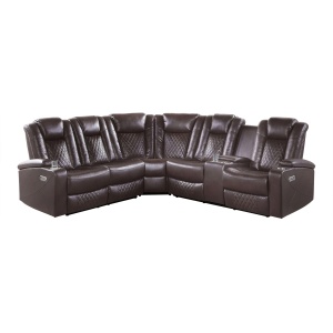 Orina 3-pc. Reclining Sectional With Power Headrests