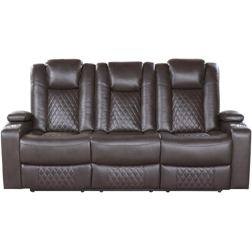 Orina Power Double Reclining Sofa With Power Headrests