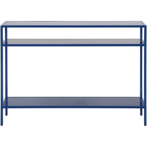 Owen 42" Console Table with Metal Shelves