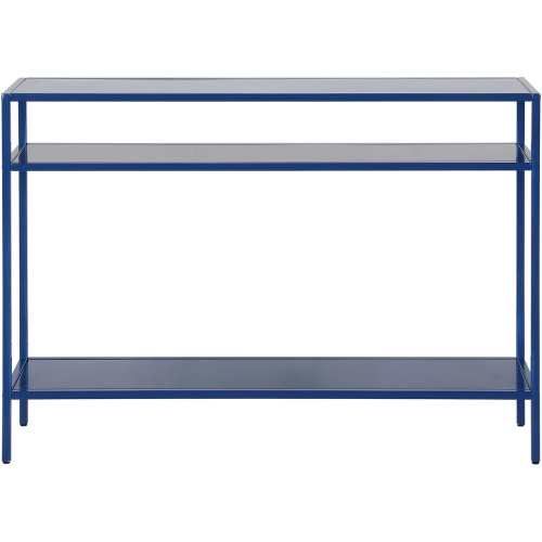 Owen 42" Console Table with Metal Shelves