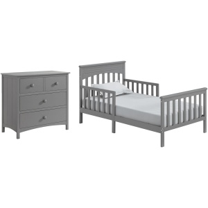 Oxford Baby Harper Toddler Bed and Dresser Set - 2-pc.