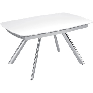 Paloma Glass Dining Table w/ Leaves
