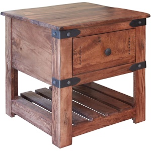 Parota II Square End Table