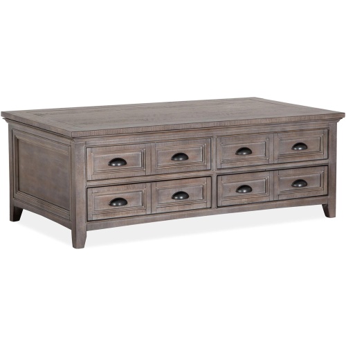 Paxton Place Rectangular Lift-Top Coffee Table w/Casters