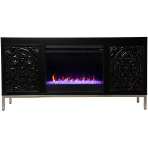 Presley Color Changing Fireplace Console