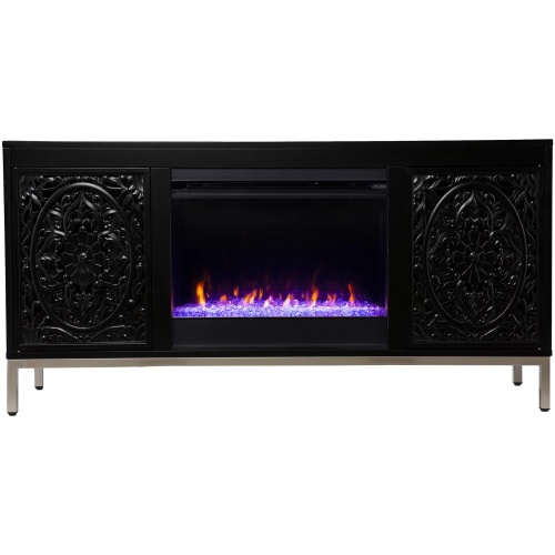 Presley Color Changing Fireplace Console