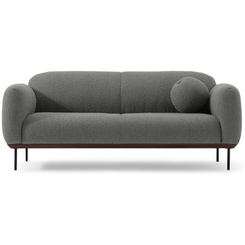 Puff 65" Fabric Sofa, Gris Boucle