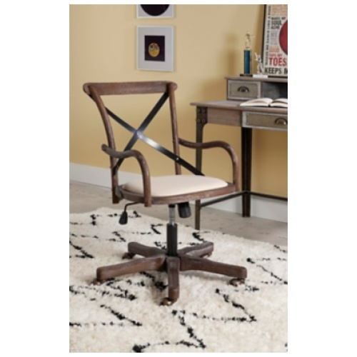 Reed Office Chair, Gray Wash