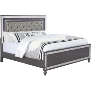 Refina Upholstered Panel Bed