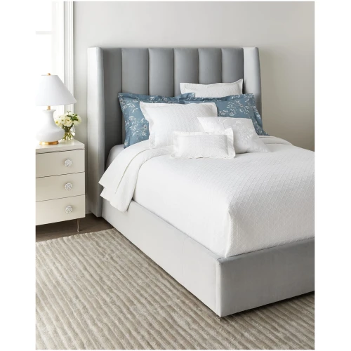 Romane Channel-Tufted Queen Bed