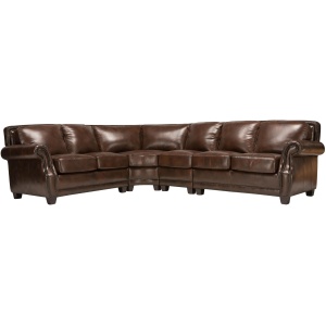 Romano 4-pc. Leather Sectional Sofa