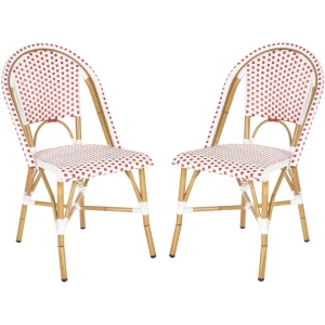 Salcha Outdoor Side Chairs: Set of 2