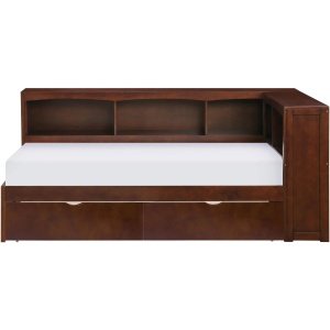 Shannon Bookcase W/ Underbed Drawer Storage Bed