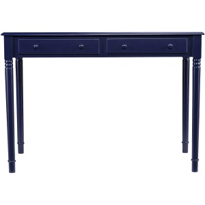 Sharlene Navy 2-Drawer Writing Desk