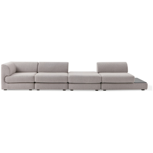 Shelter Modular 157" Juli 4-pc Sofa, Bocce Boucle