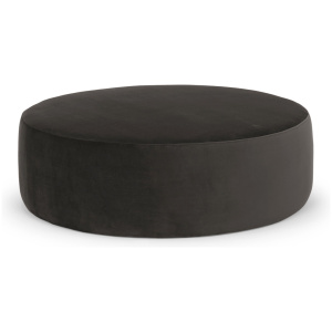 Spool 37" Fabric Ottoman, Urbane Velvet