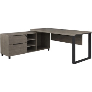 Stavanger Executive Desk with Left Side Cabinet