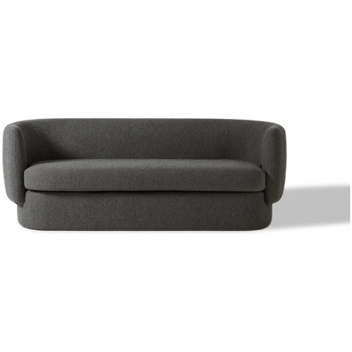 Swagger 83" Fabric Sofa, Gris Boucle