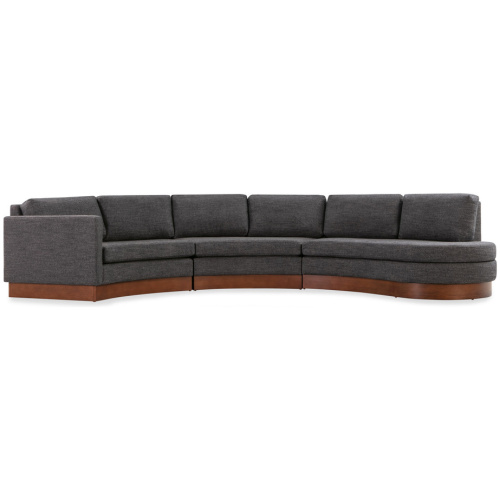 Taylor 151" Modular Fabric Sectional, Strauss Woven