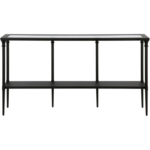 Tina 55" Console Table with Solid Metal Shelf