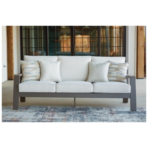 Tropicava Nuvella Outdoor Sofa, Taupe/White