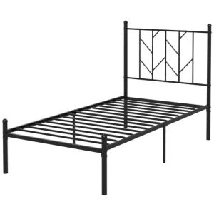 Twin/Full/Queen Size Platform Bed Frame with Sturdy Metal Slat Support-Twin Size