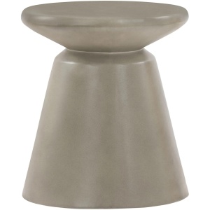 Umbre Concrete Accent Stool End Table